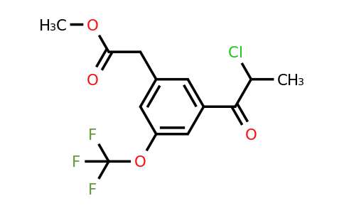 1806467-61-7 | Methyl 3-(2-chloropropanoyl)-5-(trifluoromethoxy)phenylacetate