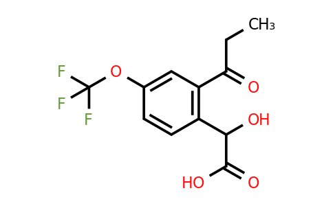 1806467-79-7 | 2-Propionyl-4-(trifluoromethoxy)mandelic acid