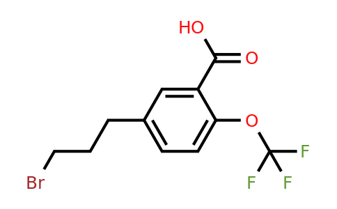 1806467-85-5 | 5-(3-Bromopropyl)-2-(trifluoromethoxy)benzoic acid