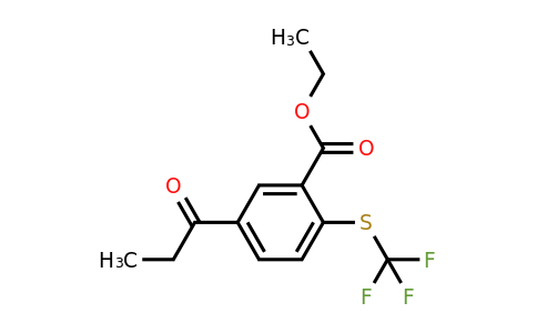 1806467-87-7 | Ethyl 5-propionyl-2-(trifluoromethylthio)benzoate