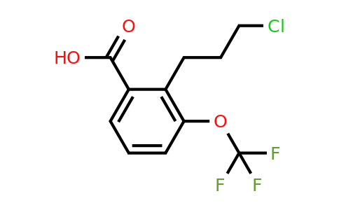 1806467-91-3 | 2-(3-Chloropropyl)-3-(trifluoromethoxy)benzoic acid