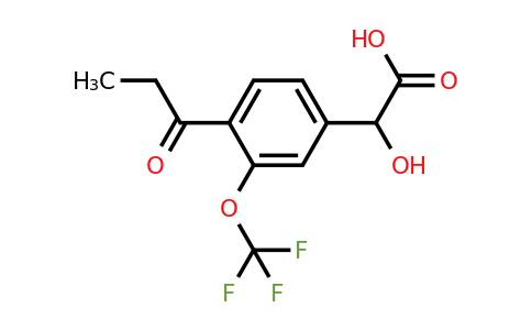 1806467-92-4 | 4-Propionyl-3-(trifluoromethoxy)mandelic acid
