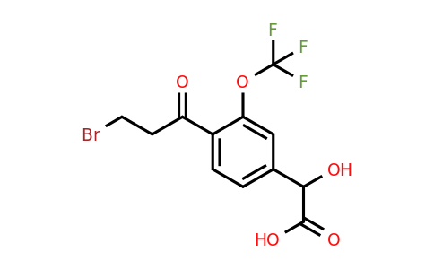 1806468-09-6 | 4-(3-Bromopropanoyl)-3-(trifluoromethoxy)mandelic acid