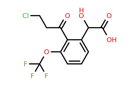 1806468-22-3 | 2-(3-Chloropropanoyl)-3-(trifluoromethoxy)mandelic acid
