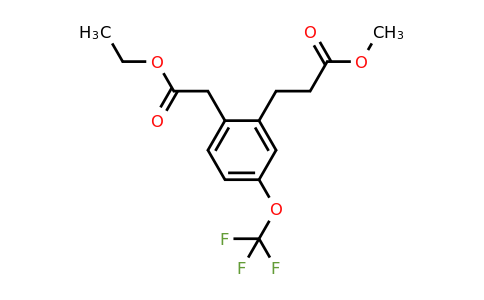 1806468-39-2 | Ethyl 2-(3-methoxy-3-oxopropyl)-4-(trifluoromethoxy)phenylacetate