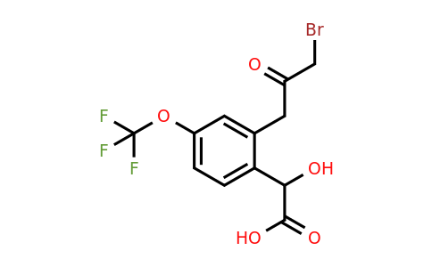 1806468-44-9 | 2-(3-Bromo-2-oxopropyl)-4-(trifluoromethoxy)mandelic acid