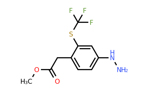 1806468-65-4 | Methyl 4-hydrazinyl-2-(trifluoromethylthio)phenylacetate
