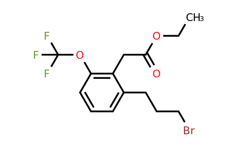 1806468-66-5 | Ethyl 2-(3-bromopropyl)-6-(trifluoromethoxy)phenylacetate