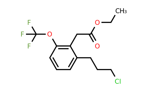 1806468-77-8 | Ethyl 2-(3-chloropropyl)-6-(trifluoromethoxy)phenylacetate
