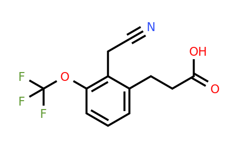 1806468-82-5 | 2-(2-Carboxyethyl)-6-(trifluoromethoxy)phenylacetonitrile