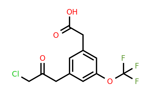 1806468-88-1 | 3-(3-Chloro-2-oxopropyl)-5-(trifluoromethoxy)phenylacetic acid