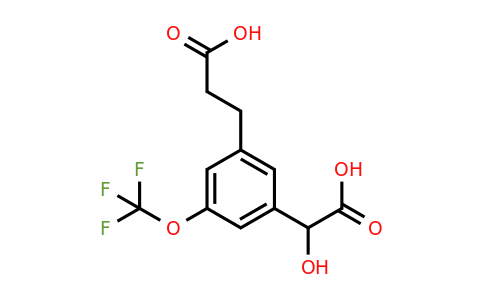 1806468-96-1 | 3-(2-Carboxyethyl)-5-(trifluoromethoxy)mandelic acid