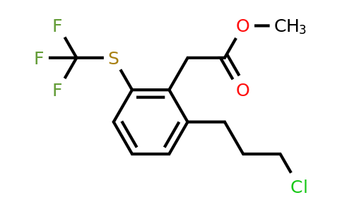 1806468-99-4 | Methyl 2-(3-chloropropyl)-6-(trifluoromethylthio)phenylacetate