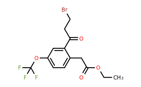 1806469-01-1 | Ethyl 2-(3-bromopropanoyl)-4-(trifluoromethoxy)phenylacetate