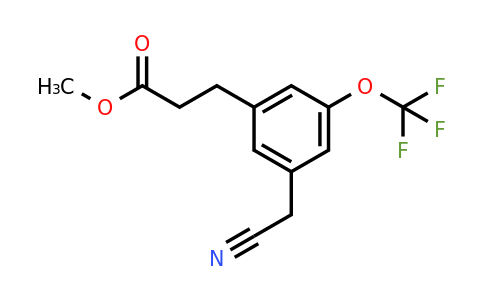 1806469-25-9 | Methyl 3-(3-(cyanomethyl)-5-(trifluoromethoxy)phenyl)propanoate