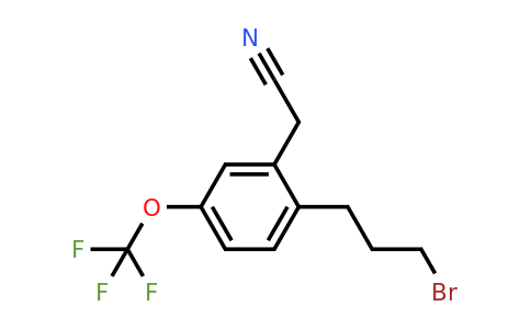 1806469-31-7 | 2-(3-Bromopropyl)-5-(trifluoromethoxy)phenylacetonitrile