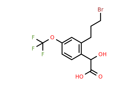 1806469-34-0 | 2-(3-Bromopropyl)-4-(trifluoromethoxy)mandelic acid