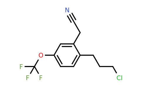 1806469-41-9 | 2-(3-Chloropropyl)-5-(trifluoromethoxy)phenylacetonitrile
