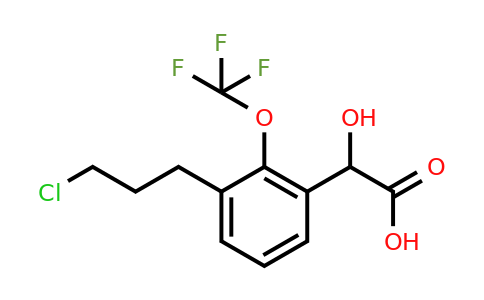 1806469-52-2 | 3-(3-Chloropropyl)-2-(trifluoromethoxy)mandelic acid