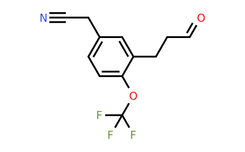 1806469-57-7 | 3-(3-Oxopropyl)-4-(trifluoromethoxy)phenylacetonitrile