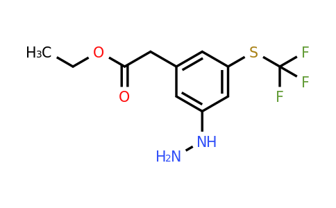 1806469-69-1 | Ethyl 3-hydrazinyl-5-(trifluoromethylthio)phenylacetate