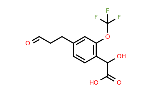 1806469-73-7 | 4-(3-Oxopropyl)-2-(trifluoromethoxy)mandelic acid