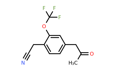 1806470-11-0 | 4-(2-Oxopropyl)-2-(trifluoromethoxy)phenylacetonitrile