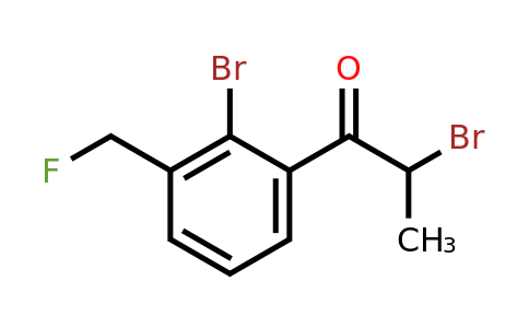 1806470-33-6 | 2-Bromo-1-(2-bromo-3-(fluoromethyl)phenyl)propan-1-one