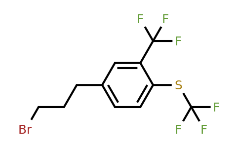 1806470-38-1 | 5-(3-Bromopropyl)-2-(trifluoromethylthio)benzotrifluoride
