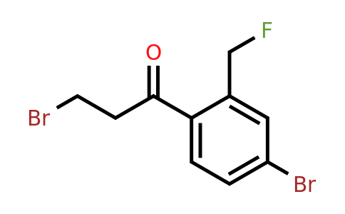 1806470-41-6 | 3-Bromo-1-(4-bromo-2-(fluoromethyl)phenyl)propan-1-one