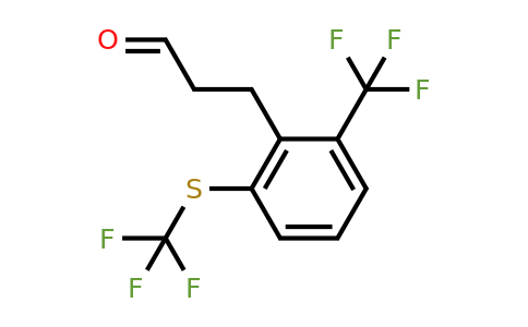 1806470-55-2 | 3-(2-(Trifluoromethyl)-6-(trifluoromethylthio)phenyl)propanal
