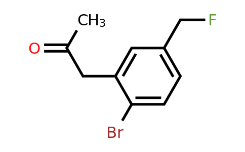 1806470-66-5 | 1-(2-Bromo-5-(fluoromethyl)phenyl)propan-2-one