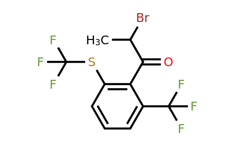 1806470-67-6 | 2-Bromo-1-(2-(trifluoromethyl)-6-(trifluoromethylthio)phenyl)propan-1-one