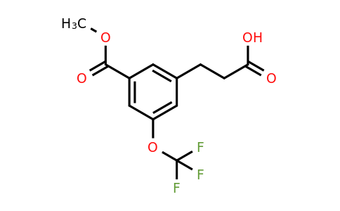 1806470-69-8 | Methyl 3-(2-carboxyethyl)-5-(trifluoromethoxy)benzoate