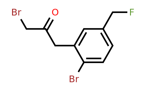 1806470-87-0 | 1-Bromo-3-(2-bromo-5-(fluoromethyl)phenyl)propan-2-one