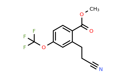 1806470-91-6 | Methyl 2-(2-cyanoethyl)-4-(trifluoromethoxy)benzoate