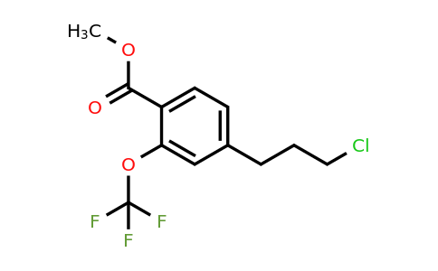 1806471-43-1 | Methyl 4-(3-chloropropyl)-2-(trifluoromethoxy)benzoate