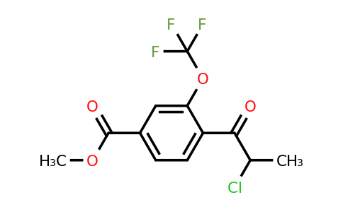 1806471-89-5 | Methyl 4-(2-chloropropanoyl)-3-(trifluoromethoxy)benzoate