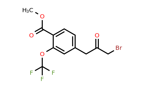 1806472-12-7 | Methyl 4-(3-bromo-2-oxopropyl)-2-(trifluoromethoxy)benzoate