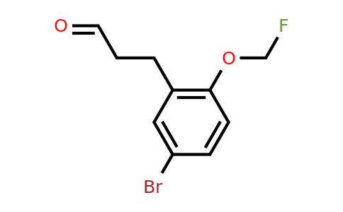 1806472-17-2 | 3-(5-Bromo-2-(fluoromethoxy)phenyl)propanal