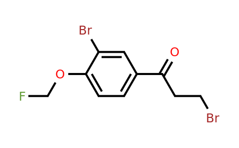 1806472-30-9 | 3-Bromo-1-(3-bromo-4-(fluoromethoxy)phenyl)propan-1-one