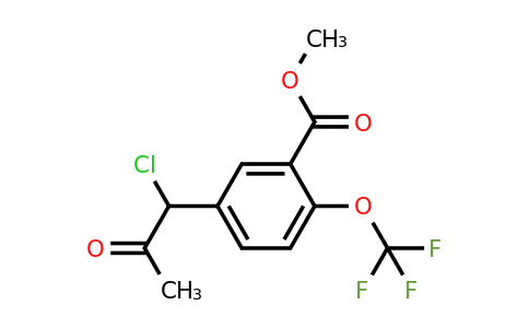 1806472-31-0 | Methyl 5-(1-chloro-2-oxopropyl)-2-(trifluoromethoxy)benzoate