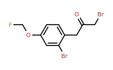1806472-53-6 | 1-Bromo-3-(2-bromo-4-(fluoromethoxy)phenyl)propan-2-one