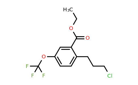 1806473-29-9 | Ethyl 2-(3-chloropropyl)-5-(trifluoromethoxy)benzoate