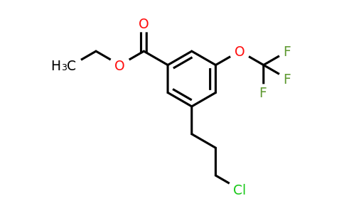 1806473-35-7 | Ethyl 3-(3-chloropropyl)-5-(trifluoromethoxy)benzoate