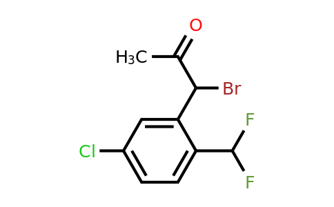1806473-52-8 | 1-Bromo-1-(5-chloro-2-(difluoromethyl)phenyl)propan-2-one