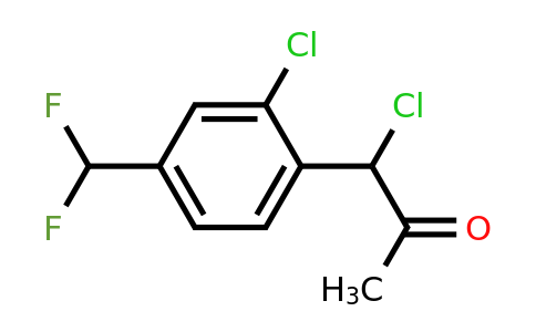 1806473-55-1 | 1-Chloro-1-(2-chloro-4-(difluoromethyl)phenyl)propan-2-one