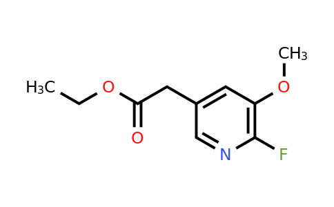 1806475-14-8 | Ethyl 2-fluoro-3-methoxypyridine-5-acetate
