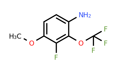1806475-23-9 | 3-Fluoro-4-methoxy-2-(trifluoromethoxy)aniline