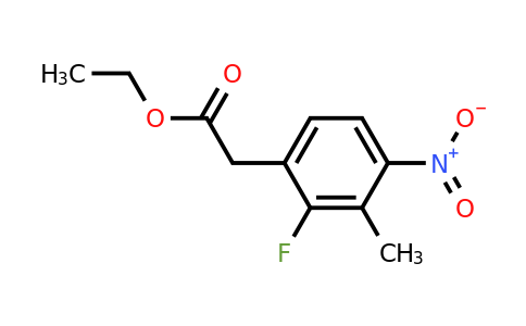 1806475-42-2 | Ethyl 2-fluoro-3-methyl-4-nitrophenylacetate